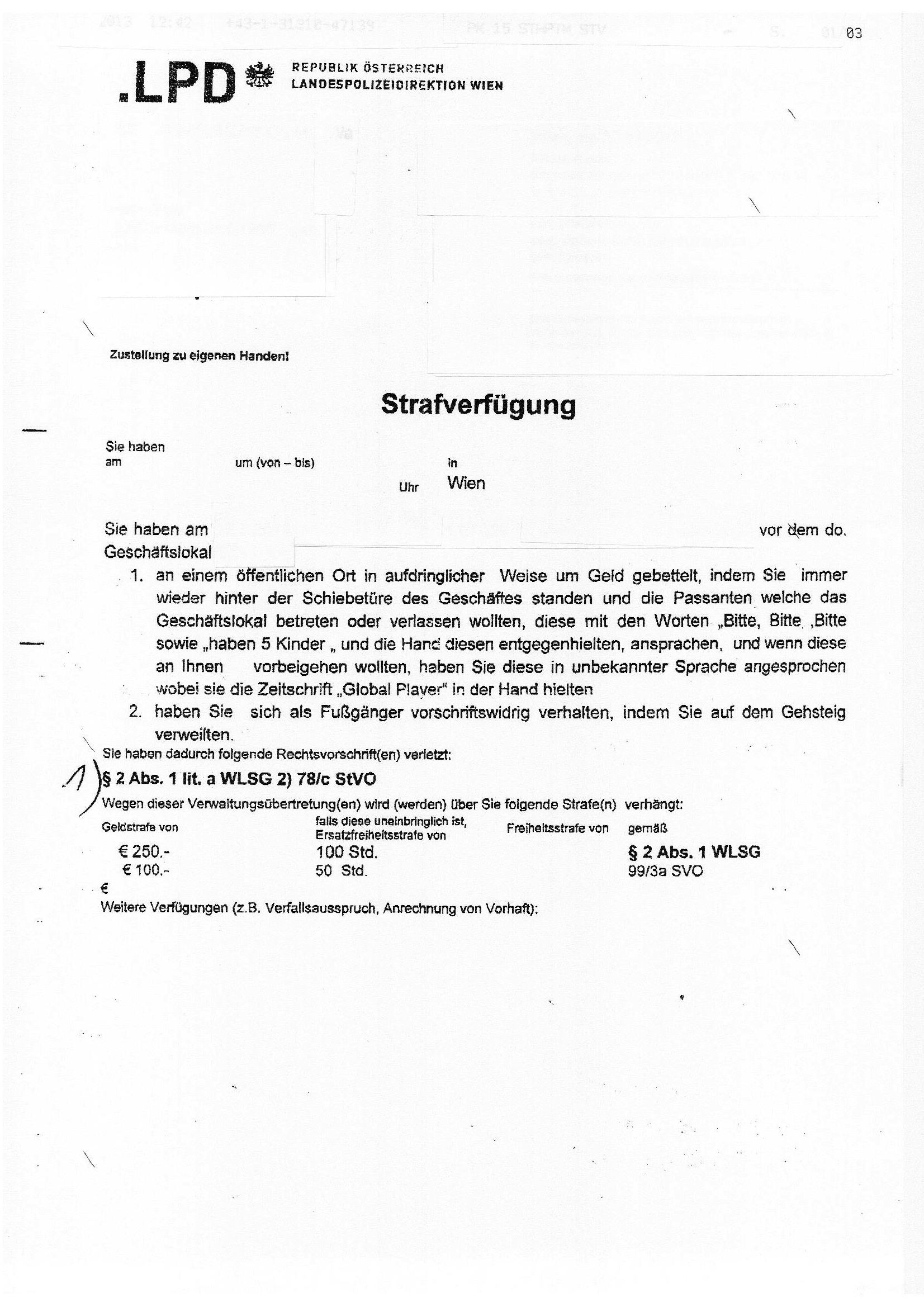 Scan Strafverfügung 1